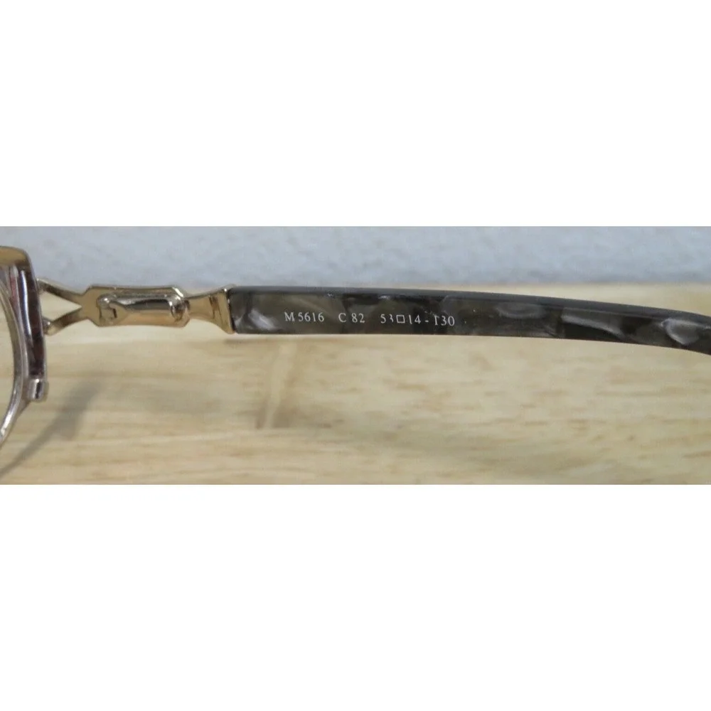 Caviar M 5616 Eye Glasses Frames Only Made In Italy Crystals Gold Rhinestones